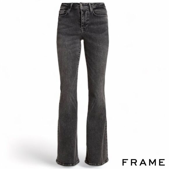 FRAME **NWT** “Le One Flare” Jeans - Hughes - Picture 9 of 13